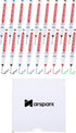 Multi-purpose Deep Hole Marker Pens, Long Nosed Marker for Woodworking, 12 Pieces
