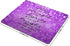 Smooffly Proverbs 31:25 Mouse Pad with Bible Verse, Purple Sparkles Glitter Pattern