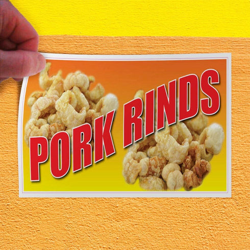 JHall Graphics Decal Sticker Pork Rinds Restaurant Cafe Bar Restaurant & Food Pork Store