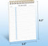 KAICN To Do List Notepad, Undated Daily Planner with Checklist, Spiral Waterproof Notepad for Office Supplies, School