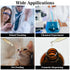 3Pcs Glass Pipettes Dropper, 10ml Graduated Liquid Dropper with Rubber Bulb and Cleaning Brush for Essential Oil