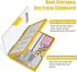 Hongri 8.5 x 11 Clipboard with Storage, Heavy Duty Nursing Clipboards with Dual Compartment Storage Box, Smooth Writing
