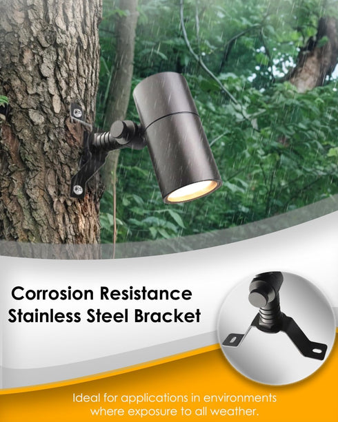 5W MR16 Bulb 1-Count Landscape Down Lighting Low Voltage Spot Lights Outdoor LED Wall Mounted Low Voltage Tree Lights