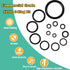 1020 Pcs O Ring Kit, 20 Size Nitrile Rubber Assortment Set for Automotive, Plumbing, Air or Gas Sealing Connections