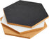 Juvale 3 Pack Hexagon Cork Board Tiles, Self-Adhesive Bulletin Boards for Walls (Small, 7.9 in)