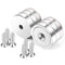 Neosmuk Magnets with Screws,60lbs+ Heavy Duty Rare Earth Neodymium Mounting Magnets with