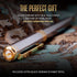 Scriveiner Silver Chrome Rollerball Pen - Luxury Pen with Real Gold Plating, Best Gift Set