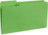 Blue Summit Supplies Green Legal File Folders, 1/3 Cut Tab, Legal Size, 100 Per Box for Easy File Storage