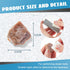 Landical 11 9 2 Moh's Hardness Test Kit Piece Mineral Hardness Kit Include Rock Mineral Specimens and Unglazed