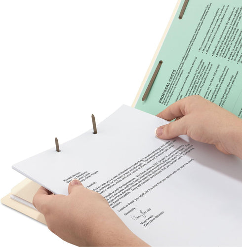 Smead Classification File Folder, 1 Divider, 2" Expansion, Legal Size, Manila, 10 per Box