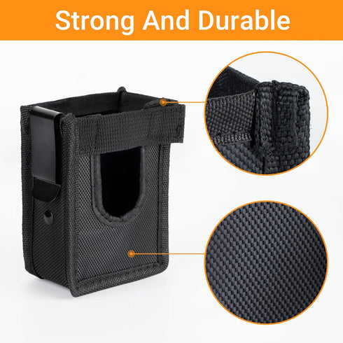 Tera Universal Barcode Scanner Holster Portable Handheld Bar Code Reader Carrying Case with Metal Belt Clip Hook