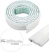 118" 2.4" Trimold x Lightweight Peel and Stick Chair Rail Molding, Flexible Accent Wall Trim for Home Decoration