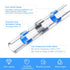 Kuject 270PCS Solder Seal Wire Connectors, Waterproof Insulated Electrical Butt Splice Terminals for Marine Automotive