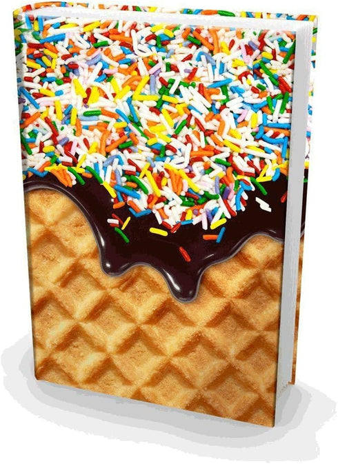 Book Sox Stretchable Book Cover: Jumbo Sprinkles Print, Fits Most Hardcover Textbooks up to 9 x 11, Washable & Reusable