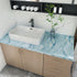 Blue Gold Marble Peel and Stick Contact Paper, 16" 78.7" Waterproof Decorative Wallpaper for Kitchen and Bathroom