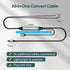 2 6 48Khz/96Khz Adoreen Unidirectional RCA Input to SPDIF/Toslink Output Optical Adapter Cable Ft, Analog to Digital