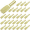 Piutouyar 6mm Shelf Pegs Pins, 30 Pcs Spoon Shape Shelf Support Pins, Metal