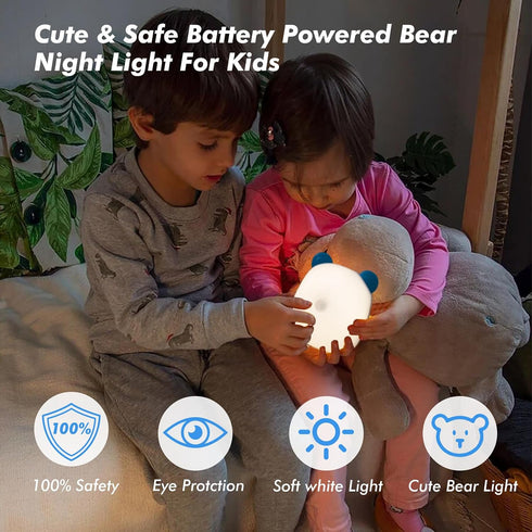 4000K G Keni LED Motion Sensor Night Light for Kids, Baby Nursery and Adult, Rechargeable Battery Powered Warm White