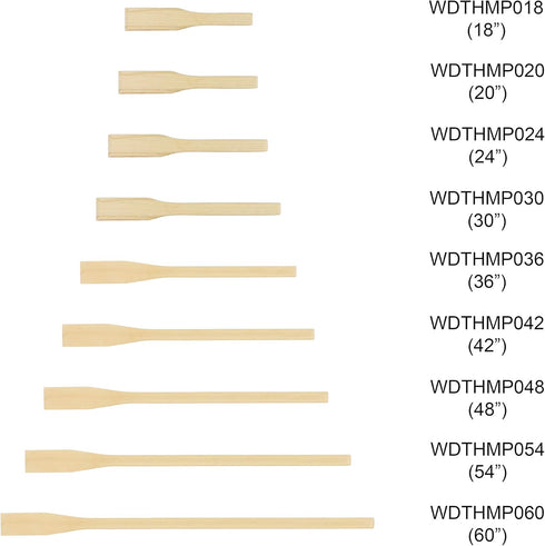 Excellant Thunder Group WDTHMP020 Mixing Paddle, 20" L, Wood