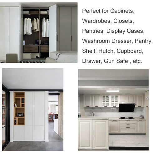 Yogcow 12V/24V 6ft Closet Door Open Automatic Turn On/Off Light Switch, Motion Sensor with Extension Cable for Cabinet