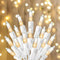 TW SHINE Christmas Lights Warm White, 2Pack 40FT 200 Count Incandescent White