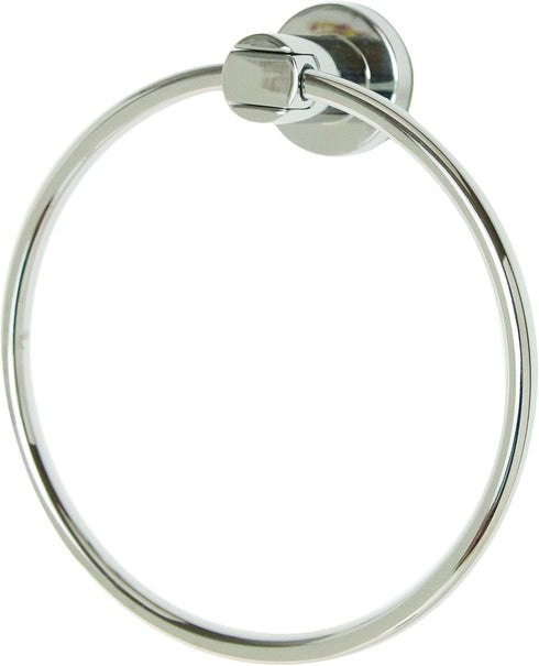 Design House Eastport Bathroom Accessory Towel Ring in Polished Chrome