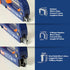Heavy Duty 3-in-1 Stapler Gun with 3,000 Staples: Manual Brad Nailer and Power Adjustment Stapler Gun for DIY