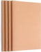 ZZTX 4 Pack Blank Kraft Notebooks, A5 Travel Journal Set for Drawing Writing Doodling