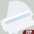 Joyberg 72 Packs #10 Business Envelopes, Self Seal Security Envelopes, Peel and Seal Closure, White, 26LB