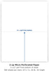 PrintWorks Professional Perforated Paper, 500 Sheets, 2 Part Perf by PrintWorks