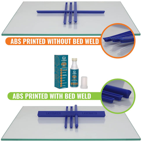 3D Printer Adhesive Glue Bed Weld Original, Strong Grip for ABS, ASA, PLA, and PETG Filament, 118ml