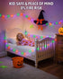 Kelumi 16.4ft 50 Halloween String Lights Battery Operated, Orange Purple and Green Lights with Timer Waterproof LED