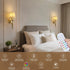 MEYIAENGIE Set 2, 15 Wireless Lights for Wall Indoor of Rechargeable LED Wall Lamps with Remote Control, RGB Colors