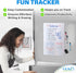 Extra Large Magnetic Dry Erase White Board Sheet for Fridge (23x15"), Stain Resistant Technology w/ 3 Markers & Big Eraser w/Magnet, Refrigerator Whiteboard Planner & Organizer by Yes4Quality by YES4QUALITY