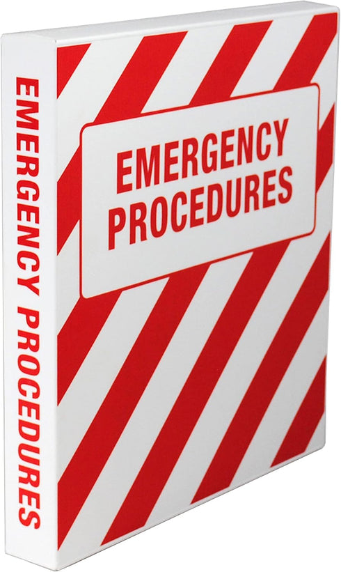 UniKeep Emergency Procedures Binder, 1.5 Inch Spine with Metal D-Rings for Document Organization