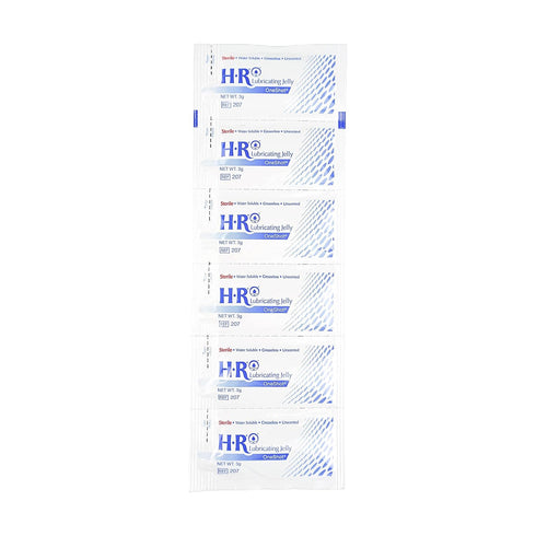 HR Pharma Packets 144 3g Packets Sterile Bacteriostatic Lubricating Jelly Oneshot for Catheter Insertion, Anti-Chafing