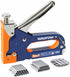 Heavy Duty 3-in-1 Stapler Gun with 3,000 Staples: Manual Brad Nailer and Power Adjustment Stapler Gun for DIY