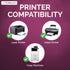 NextDayLabels 4” x 1" Rectangular Sticker Labels for Printer, White Laser/Inkjet Printer Labels, 500 Labels