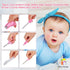7 LED Shower Head, Shower Head with Light, Color Flash Light Automatically Changing LED Fixed Showerhead Baby