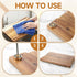 Exclaith 8 0.79 0.31 Inch Pcs Brass Cutting Board Feet with Non Slip Pads x Rubber Feet for Cutting Board with Screws