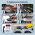 11-Piece IPX7 LifeBasis Rechargeable Power Scrubber Kit, Cordless Electric Cleaning Brush, Waterproof Electric Grout