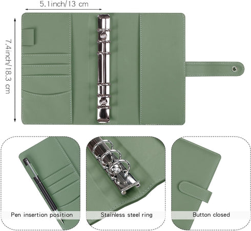 Money Saving Binder, Savings Challenges Book with 12pcs Zipper Envelopes, A6 Budget Binder for Managing Budgets and