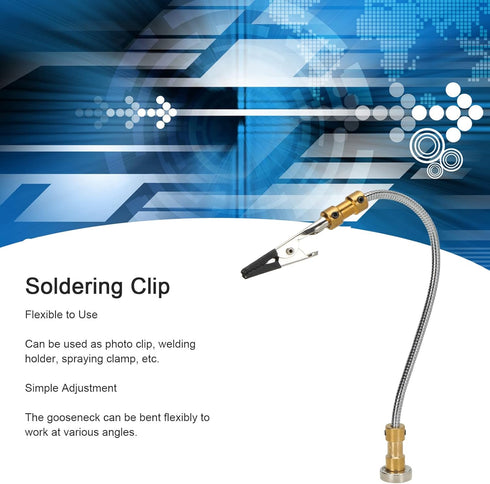 Walfront Single Arms Soldering Helping Hands, Magnetic Base Adjustable Welding Tool for Electronics Repair Assembly