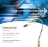 Walfront Single Arms Soldering Helping Hands, Magnetic Base Adjustable Welding Tool for Electronics Repair Assembly
