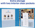Avery Economy 3 Ring Binder (03300) - 1 Inch Round Rings, 4 Blue Binders