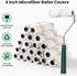 Mister Rui Microfiber Paint Roller Covers: 4 Inch, 40 Pack Small Paint Roller Covers with Frame Kit for House Painting