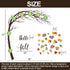 Happy Fall Big Tree Bulletin Board Set, Autumn Tree Decoration with Maple Leaves & Pumpkins for Classroom