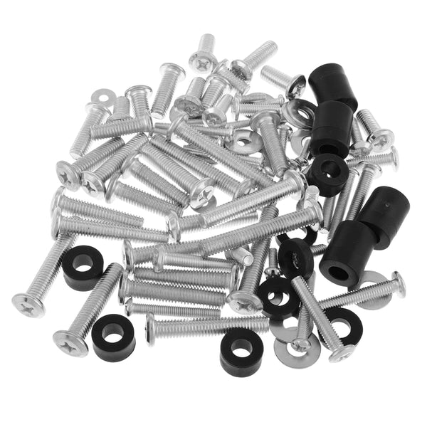 POPETPOP 88pcs Tv Mounting Screws Kit Heavy Duty Tv Stand Mounting Hardware Easy