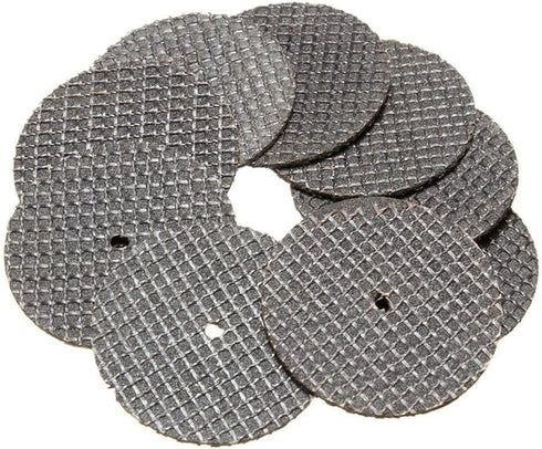 Fiberglass Reinforced Cut-off Wheels Discs Kit 1 1/4 inch Diameter 25 Pieces + 2 Mandrel for Dremel Tool 426 426b