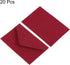 PATIKIL Mini Envelopes, 20 Pack Small Gift Card Holders for Business Invitations, Red for Weddings
